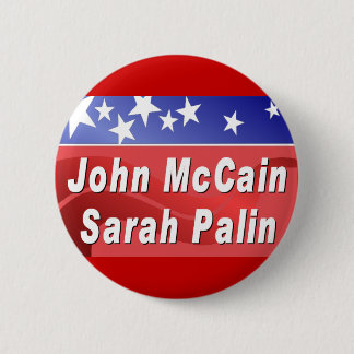 McCain / Palin Ronde Button 5,7 Cm