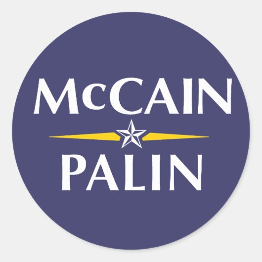 McCain/Palin Sticker (Voorkant)