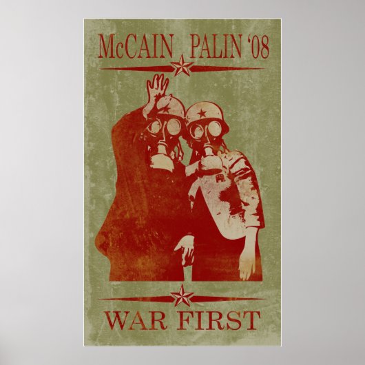 McCain Palin War First Poster (Voorkant)