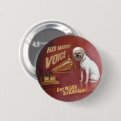 McCain Pet Dog Button (Voorkant /achterkant)