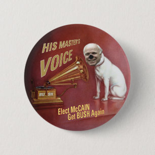 McCain Pet Dog Button