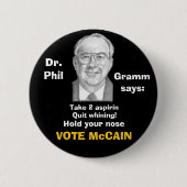 McCain/ Phil Gramm Button (Voorkant)