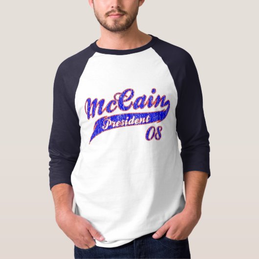 McCain President honkbal shirt (Voorkant)