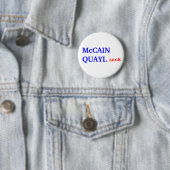 McCAIN QUAYL 2008 Ronde Button 5,7 Cm (In situ)