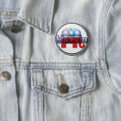 McCain Republican Design Ronde Button 5,7 Cm (In situ)