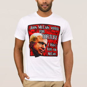 McCain stemde voor het Shirt van de Unie van marte