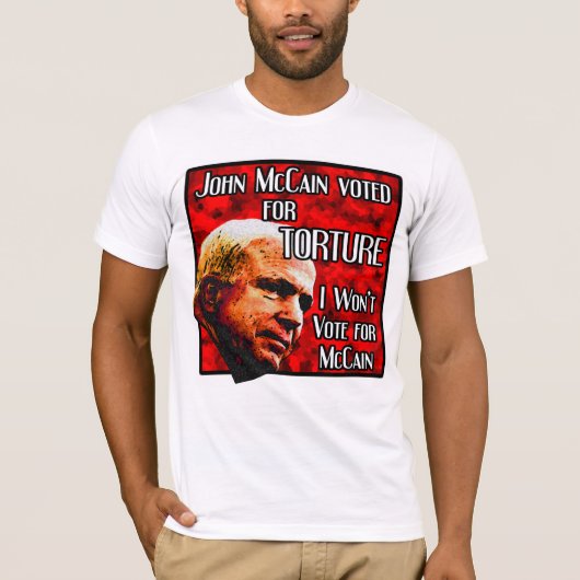 McCain stemde voor het Shirt van de Unie van marte (Voorkant)