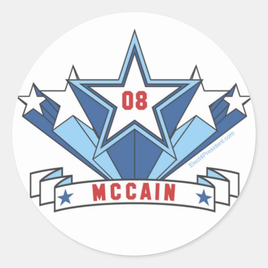 Mccain Sticker (Voorkant)