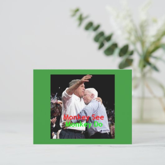 McCain Struik Hug Briefkaart (Staand voorkant)