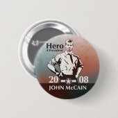 McCain Style, Hero. Ronde Button 5,7 Cm (Voorkant /achterkant)