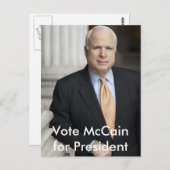 McCain voor briefkaart van President (Voorkant / Achterkant)