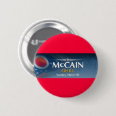 McCain voor Ohio Ronde Button 5,7 Cm (Voorkant /achterkant)