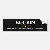 McCAIN voor President Bumpersticker (Voorkant)