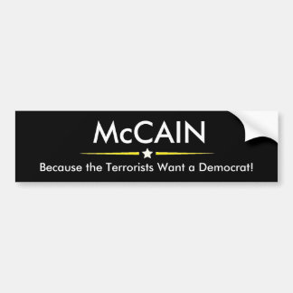 McCAIN voor President Bumpersticker
