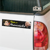 mccain, Vote, Maverick, mccain clear, john mccain Bumpersticker (Op Truck)