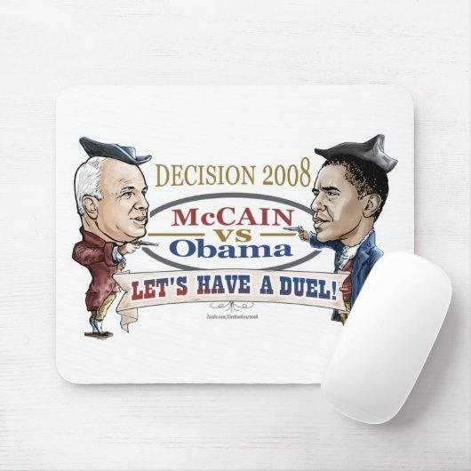 McCain vs Obama Duel Muismat (Met muis)