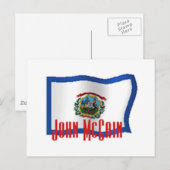 McCain West Virginia Briefkaart (Voorkant / Achterkant)