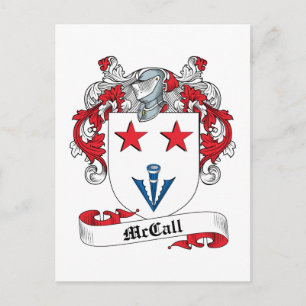 McCall Family Crest Briefkaart
