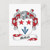 McCall Family Crest Briefkaart (Voorkant)