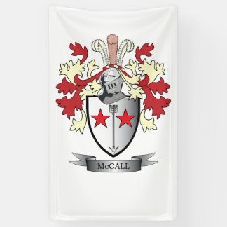 McCall Family Crest Coat of Arms Spandoek