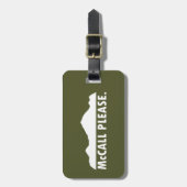 McCall Idaho Alsjeblieft Bagagelabel (Voorkant verticaal)