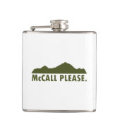 McCall Idaho Alsjeblieft Heupfles (Voorkant)