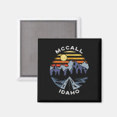Mccall Idaho bergvakantie Camping Souvenir Magneet (Voorkant / Achterkant)