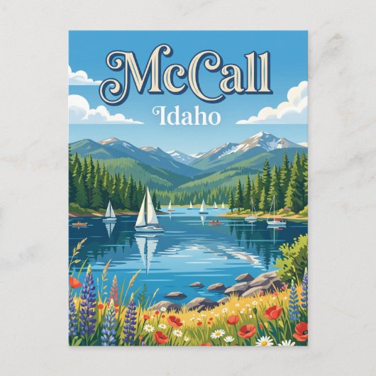 McCall Idaho Briefkaart (Voorkant)