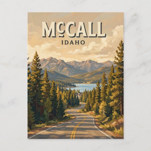 McCall, Idaho Briefkaart (Voorkant)