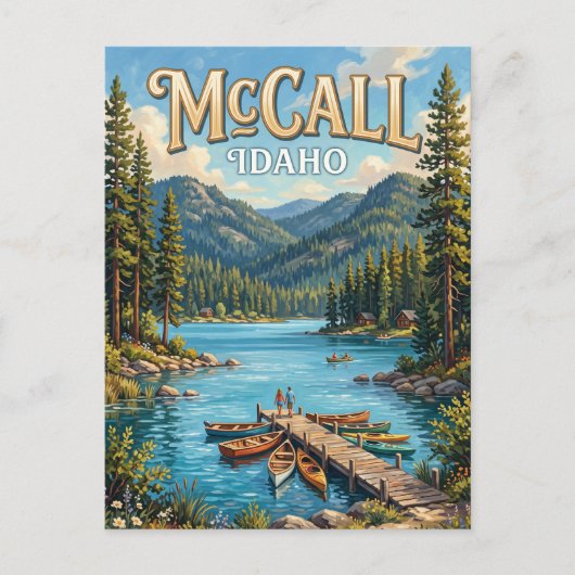 McCall Idaho Briefkaart (Voorkant)