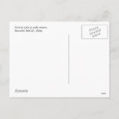 McCall, Idaho Kerstgroeten Feestdagenkaart (Achterkant)