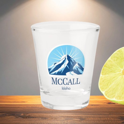 McCall Idaho ski Shotglas Shot Glas