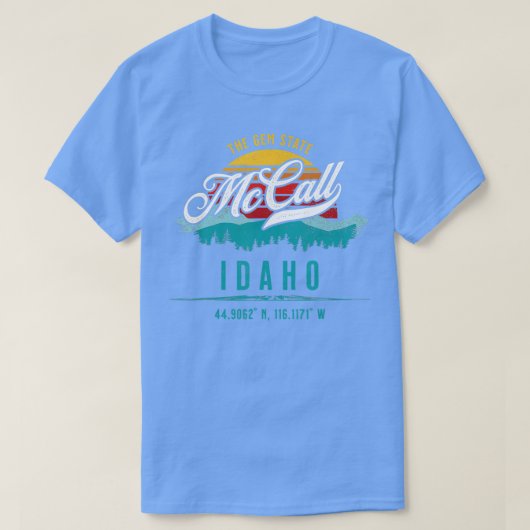 McCall Idaho Souvenir 1 T-shirt (Design voorkant)