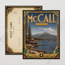 McCall Idaho Vintage Art Deco Gouden Tijdperk