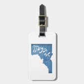 McCall Idaho Wood Grain Bagagelabel (Voorkant verticaal)