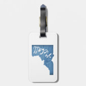 McCall Idaho Wood Grain Bagagelabel (Achterkant verticaal)