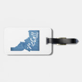 McCall Idaho Wood Grain Bagagelabel (Achterkant horizontaal)