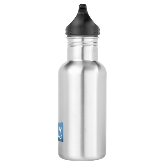 McCall Idaho Wood Grain Waterfles (Rechts)