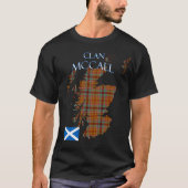McCall Scottish Clan Tartan Scotland T-shirt (Voorkant)
