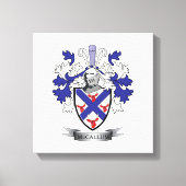 McCallum Family Crest Coat of Arms Canvas Afdruk (Voorkant)