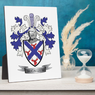 McCallum Family Crest Coat of Arms Fotoplaat