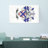 McCallum Family Crest Coat of Arms Spandoek (Beurs)