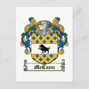 McCann Family Crest Briefkaart