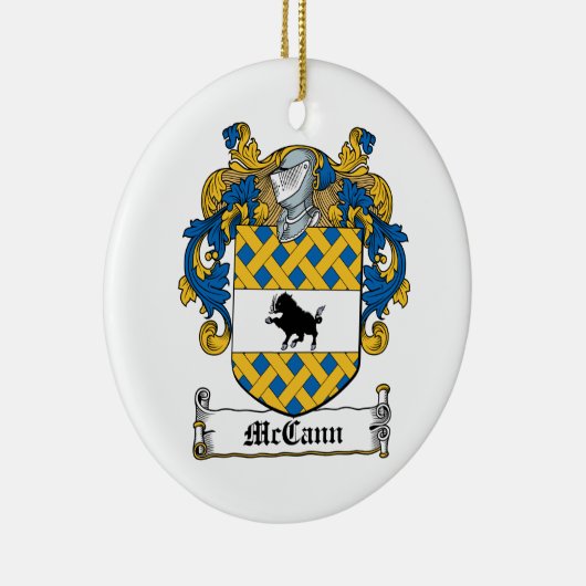 McCann Family Crest Keramisch Ornament (Rechts)