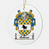 McCann Family Crest Keramisch Ornament (Links)