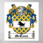 McCann Family Crest Poster (Voorkant)