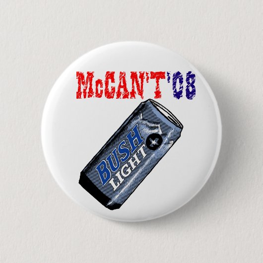 McCan't '08 Button (Voorkant)