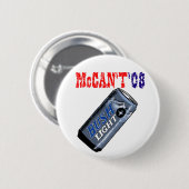 McCan't '08 Button (Voorkant /achterkant)