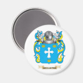 McCarter Wapenschild (Familie Crest) Magneet (Voorkant / Achterkant)