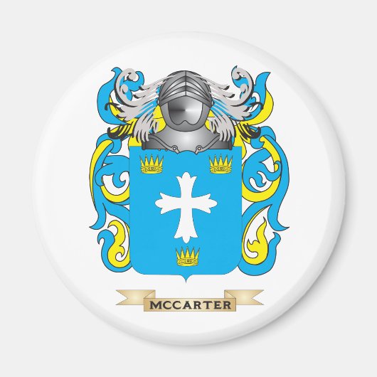 McCarter Wapenschild (Familie Crest) Magneet (Voorkant)